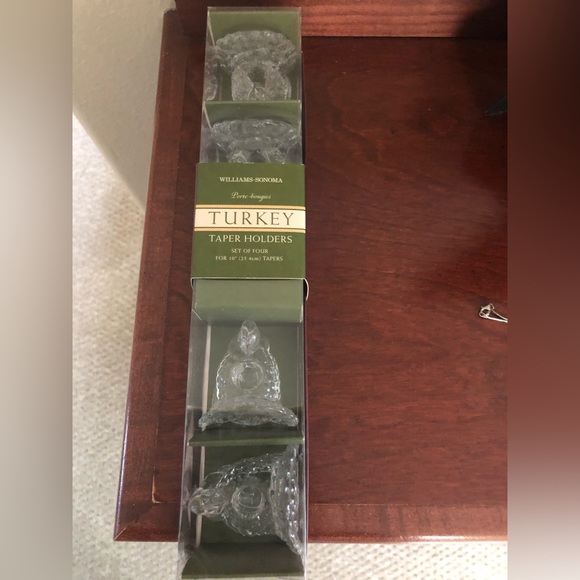 Williams Sonoma Holiday Set Of 4 William Sonoma Turkey Taper